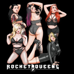 Rocket Queens - GD11 Softstyle® Adult Long Sleeve T-Shirt Design
