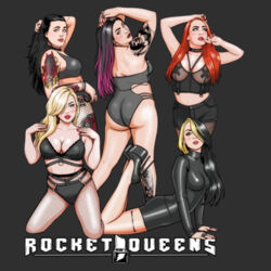 Rocket Queens - W201 Premium Cotton Tote Design