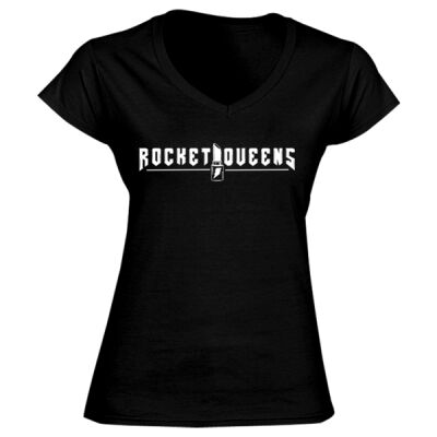 Rocket Queens - GD78 Softstyle® Ladies' V-Neck T-Shirt Thumbnail