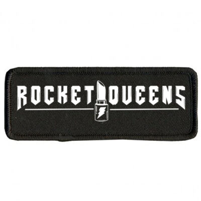 Rocket Queens - PR03 12cm x 4cm Rectangle Sew-On Patch Thumbnail