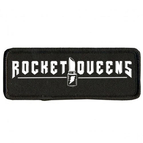 Rocket Queens - PR03 12cm x 4cm Rectangle Sew-On Patch Thumbnail