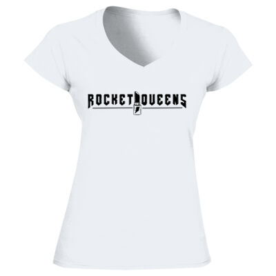 Rocket Queens - GD78 Softstyle® Ladies' V-Neck T-Shirt Thumbnail