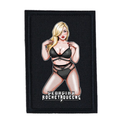 Georgia - PR01 Portrait 8cm x 12cm Rectangle Sew-On Patch Thumbnail