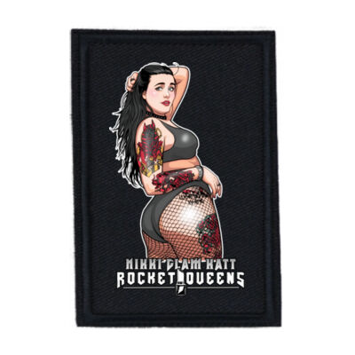Nikki - PR01 Portrait 8cm x 12cm Rectangle Sew-On Patch Thumbnail